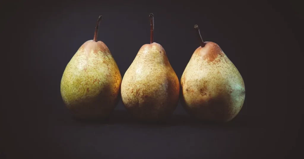 Pears are Fiber-Rich and Digestive Aid