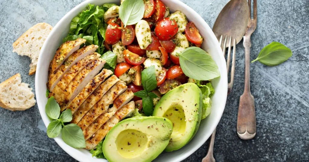 Grilled Chicken Salad with Avocado