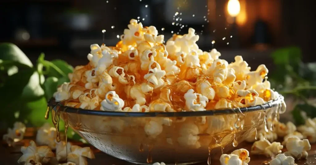 Popcorn with Olive Oil and Sea Salt